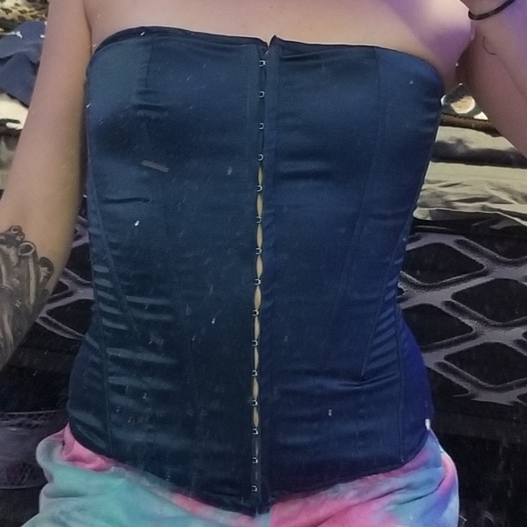 Size small dark navy corset - Picture 1 of 8